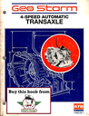 1990-1993 Geo Storm 4-Speed Automatic Transaxle JF430E Factory STG Service Manual