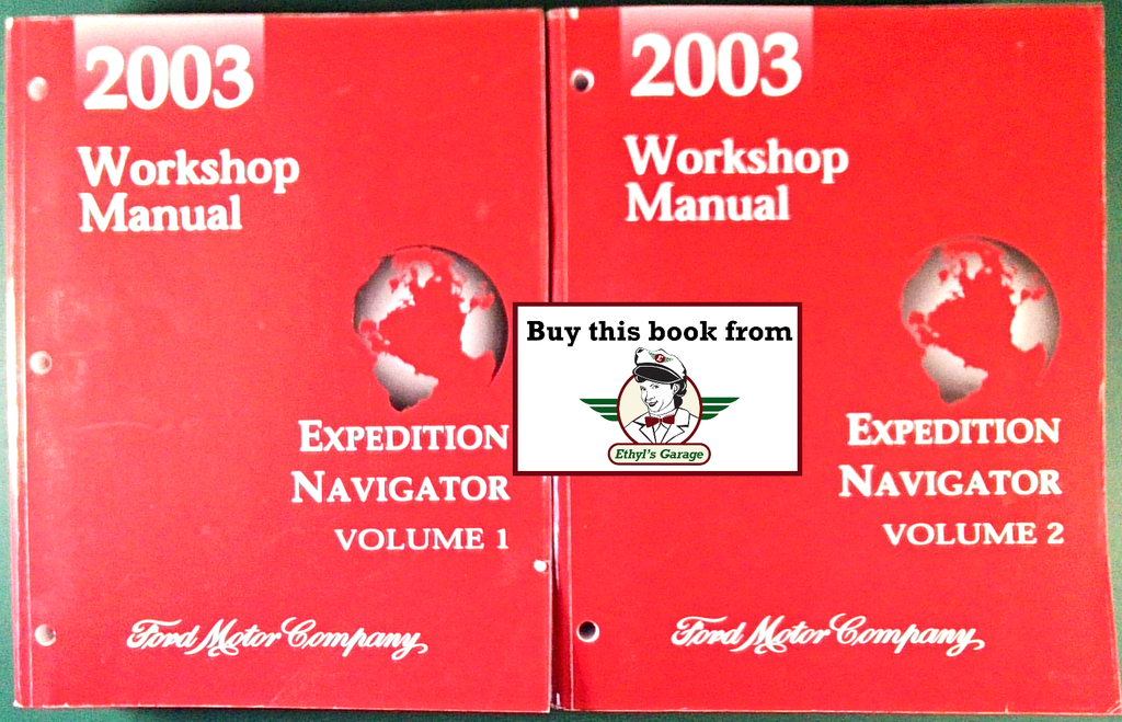 2003 Ford Expedition, Lincoln Navigator Factory Workshop Service Manual Set
