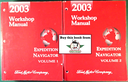2003 Ford Expedition, Lincoln Navigator Factory Workshop Service Manual Set