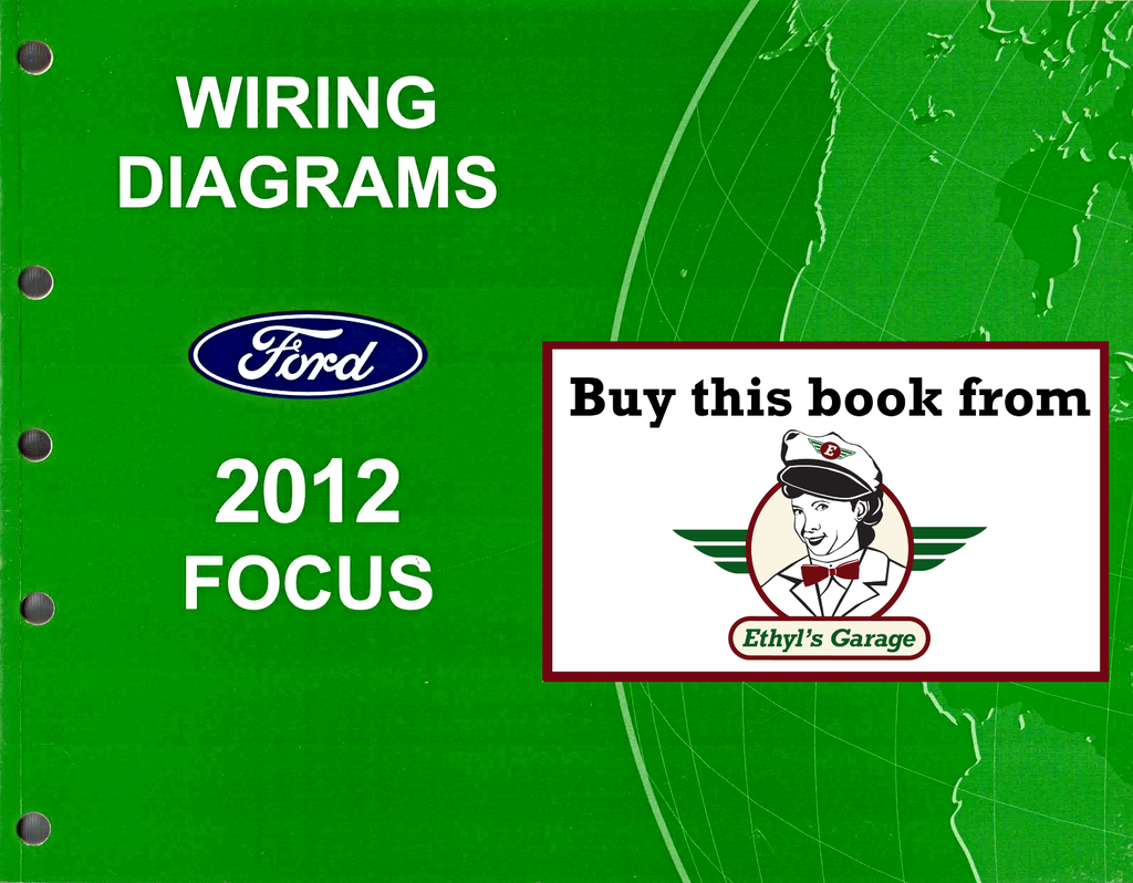 2012 Ford Focus Factory Electrical Wiring Diagrams Manual