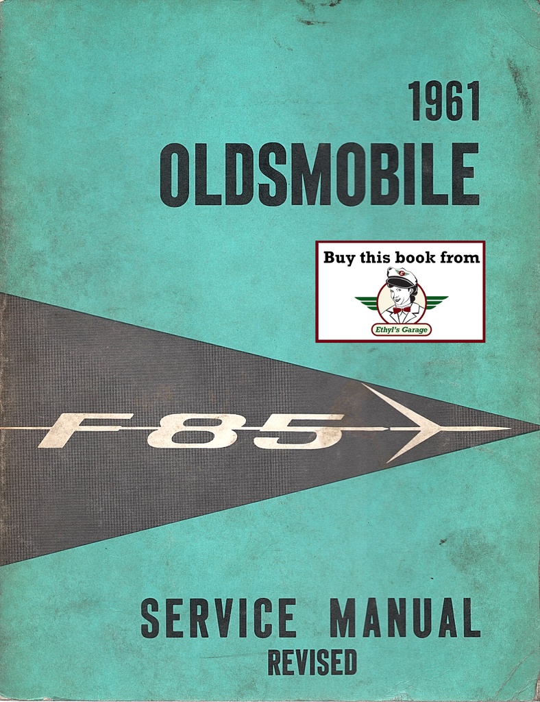 1961 Oldsmobile F-85 Factory OEM Shop Service Repair Manual