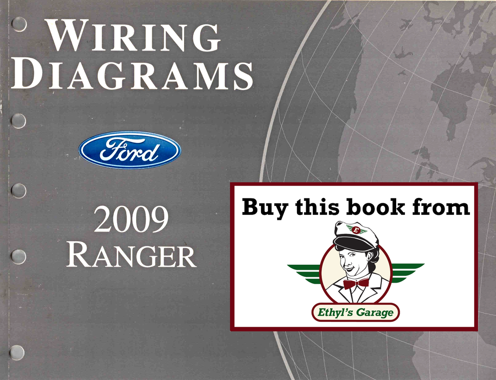 2009 Ford Ranger Factory Electrical Wiring Diagrams Manual