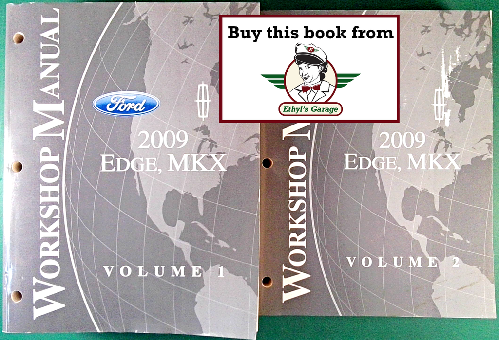 2009 Ford Edge, Lincoln MKX Factory Workshop Service Manual Set
