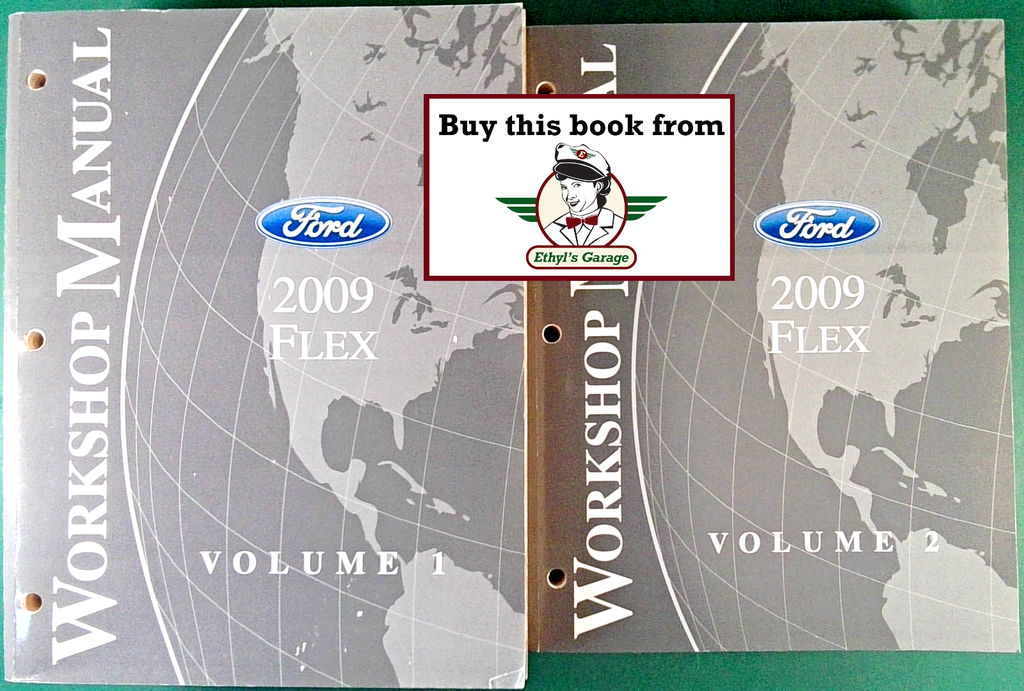 2009 Ford Flex Factory Workshop Service Manual Set