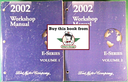 2002 Ford E-Series Econoline Factory Workshop Service Manual Set