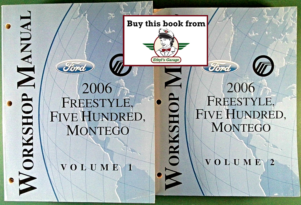 2006 Ford Freestyle, Five Hundred & Mercury Montego Factory Workshop Service Manual Set