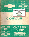 1966 Chevrolet Corvair Factory Shop Repair Chassis Service Manual Supplement