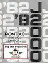 1982 Pontiac J2000 (Sunbird) Factory Shop Service Manual