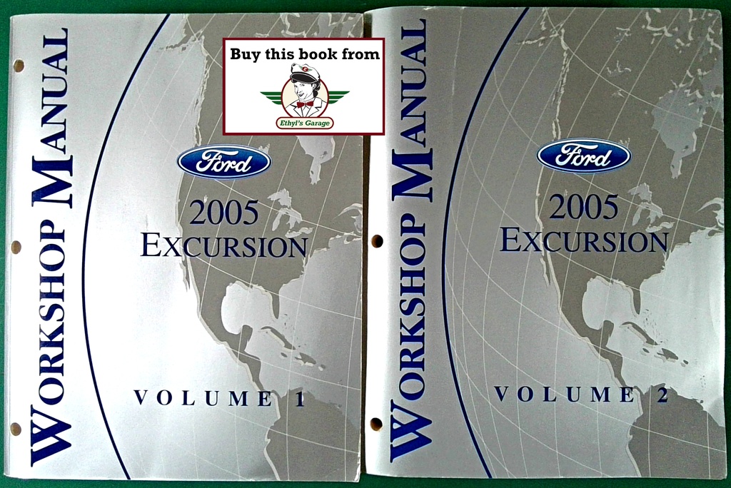2005 Ford Excursion Shop Service Repair Manual 2 Vol Set