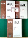 1998 Oldsmobile Aurora Buick Riviera G Platform OEM Shop Service Repair Manual 3 Vol Set