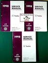 1998 Chevrolet Geo Tracker Shop Maintenance Repair Service Manual 3 Vol Set