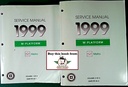 1999 Chevrolet Metro M-Platform Shop Repair Maintenance Service Manual 2 Vol. Set