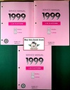 1999 Chevrolet Malibu Oldsmobile Cutlass LN Shop Repair Maintenance Service Manual 3 Vol. Set
