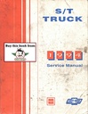 1994 Chevrolet/GMC Light Duty Truck S-10 S-15 S/T Models Pickup Sonoma Blazer Jimmy Shop Repair Service Manual