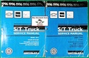 1996 Chevrolet/GMC/Oldsmobile S-10, S-15,  Sonoma, Blazer, Jimmy, Bravada S/T Models Factory Shop Repair Service Manual 2 Vol Set