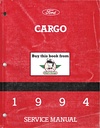 1994 Ford Cargo Medium/Heavy Truck Original OEM Factory Shop Repair Maintenance Service Manual