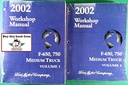 2002 Ford F-650 and F-750 Medium Truck Original OEM Factory Shop Service Repair Workshop Manual