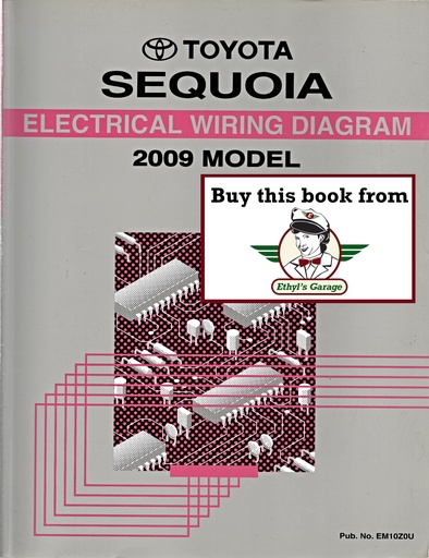 [TOY2009EM10Z0UA] 2009 Toyota Sequoia OEM Electrical Wiring Diagram Manual