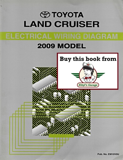[TOY2009EM10V0UA] 2009 Toyota Land Cruiser URJ200 OEM Electrical Wiring Diagram Manual