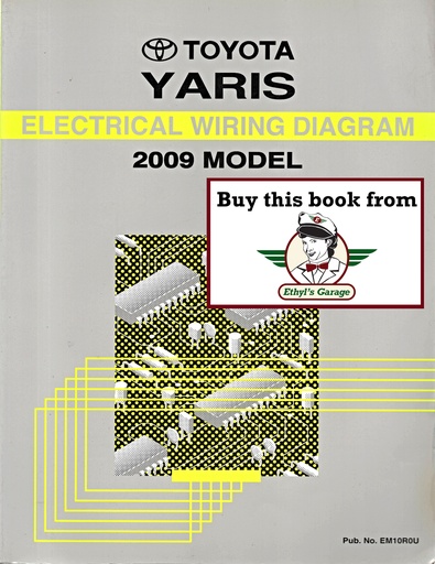 [TOY2009EM10R0UA] 2009 Toyota Yaris OEM Shop Service Repair Electrical Wiring Diagram Manual