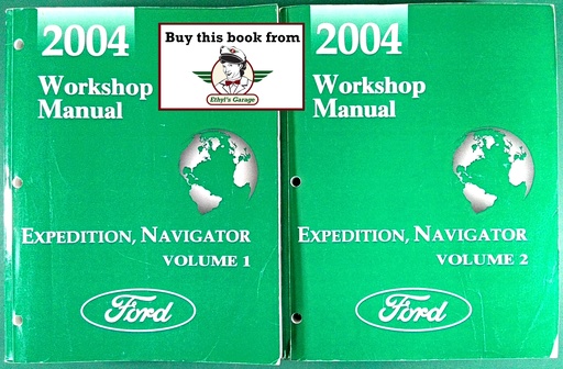 [FOR2004FCS125610401/2/A/2] 2004 Ford Expedition and Lincoln Navigator Workshop Manual Complete Set