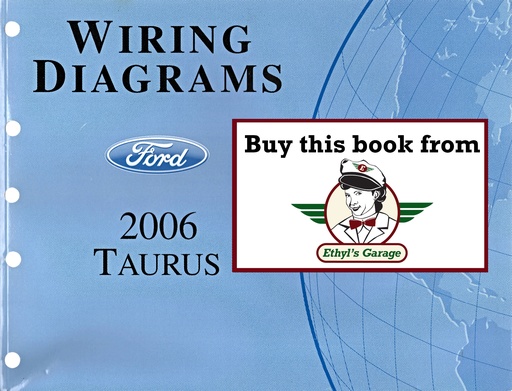 [FOR2006FCS1430106A] 2006 Ford Taurus Factory Electrical Wiring Diagrams Manual