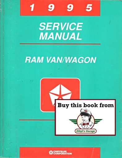 [RAM1995813705107A] 1995 Dodge RAM Full-Size Van/Wagon Shop Maintenance Repair Service Manual