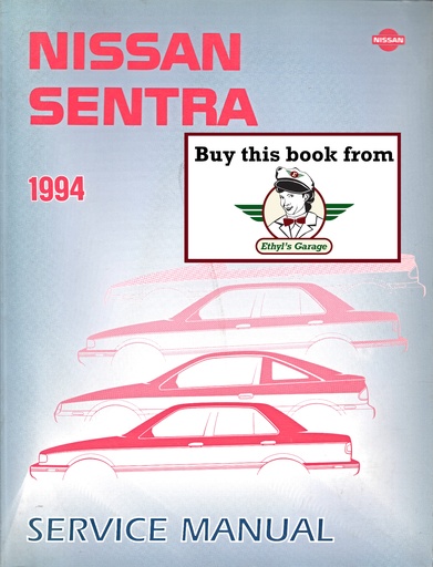 [NIS1994SM4E0B13U0A] 1994 Nissan Sentra Shop Repair Service Manual