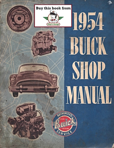 [BU1954BPS137A] 1954 Buick Factory Repair Maintenance Shop Service Manual