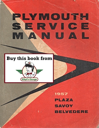 [PLY1957P57501A] 1957 Plymouth Shop Repair Maintenance Service Manual