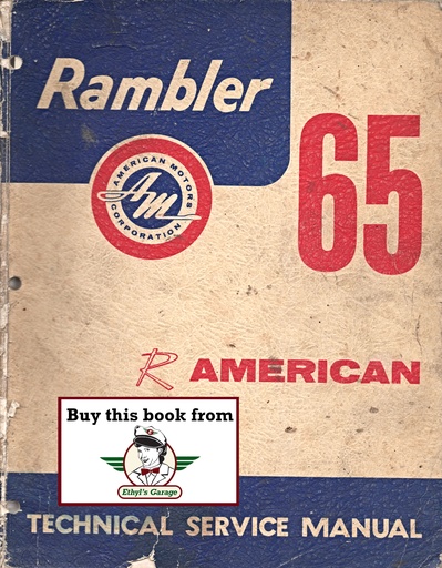 [AMC1965AM654004A] 1965 AMC Rambler American Shop Repair Maintenance Technical Service Manual