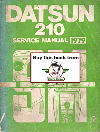 [DAT1979SM9EB310U0] 1979 Datsun/Nissan 210 Shop Repair Service Manual
