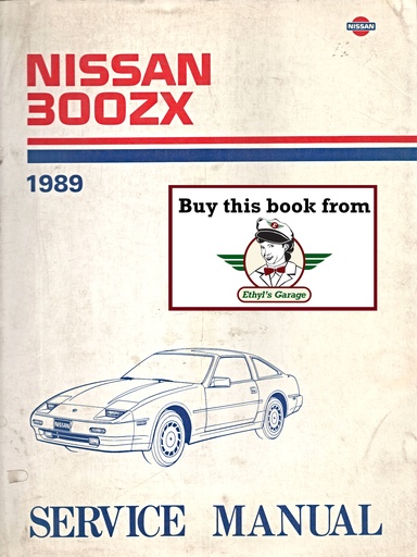 [NIS1989SM9E0Z31U0A] 1989 Nissan 300ZX Shop Repair Service Manual