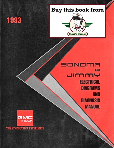 [GMC1993X9344A] 1993 GMC S/T S-10 Sonoma Jimmy Electrical Diagrams and Diagnosis Manual