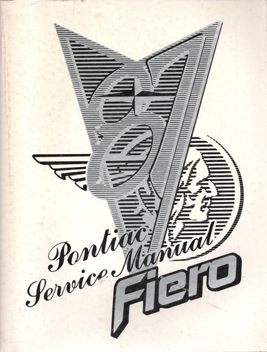 [PO1987S8710P] 1987 Pontiac Fiero Factory OEM Shop Service Repair Manual