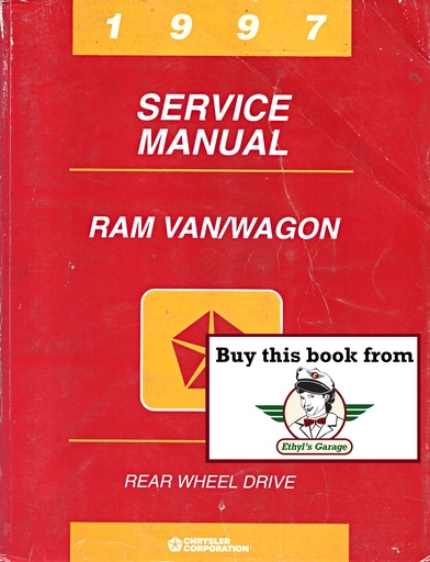 [DOD1997813707107A] 1997 Dodge RAM Van/Wagon B1500 B2500 B3500 Factory Shop Repair Service Manual