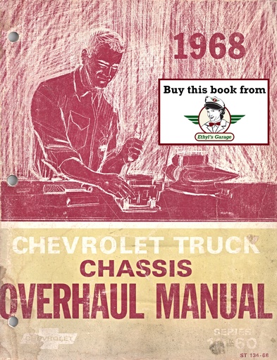 [CH1968ST13468A] 1968 Chevrolet C/K Pickup Van Blazer Suburban 10-60 Truck Chassis Overhaul Manual