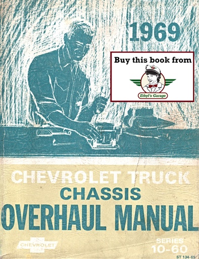 [CH1969ST13469A] 1969 Chevrolet C/K Pickup Van Blazer Suburban 10-60 Truck Chassis Overhaul Manual