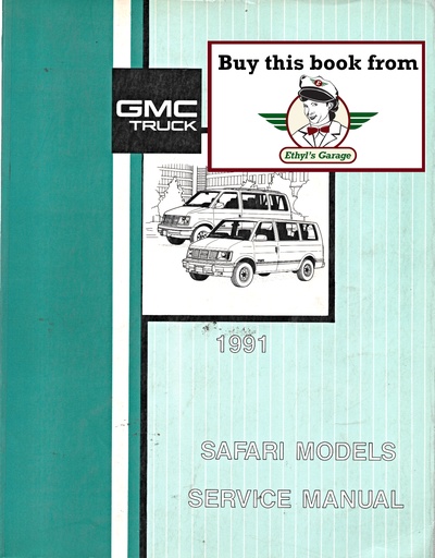 [GM1991X9130A] 1991 GMC Safari M/L Van Service Shop Manual