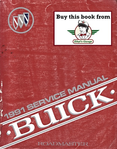 [BU1991RMEWSMA] 1991 Buick Roadmaster OEM Shop Service Repair Manual