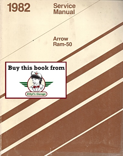 [MOP1982813702009A] 1982 Dodge D-50 and Plymouth Arrow Pickup Truck Shop Maintenance Repair Service Manual