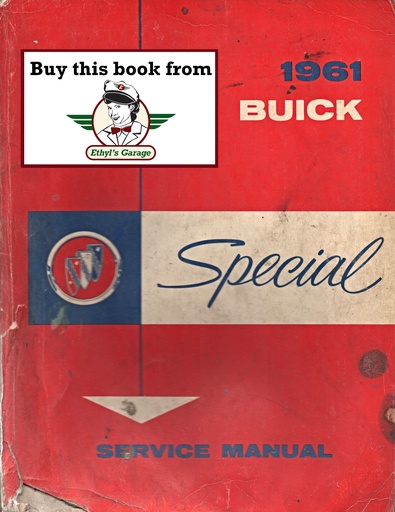[BU1961BPSF51A] 1961 Buick Special Factory Repair Maintenance Shop Service Manual