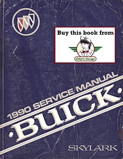[BU1990SLCSMA] 1990 Buick Skylark OEM Factory Shop Service Repair Manual