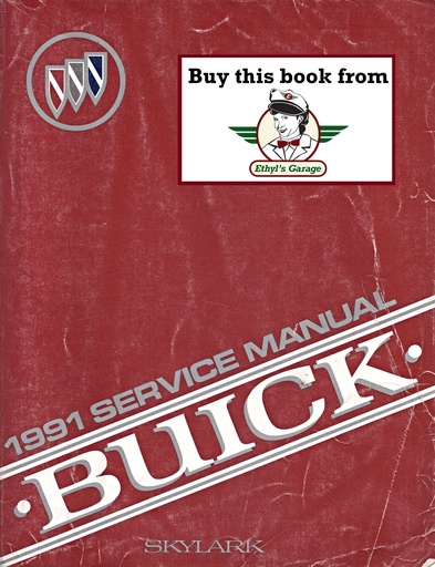 [BU1991SLCSMA] 1991 Buick Skylark OEM Shop Service Repair Manual