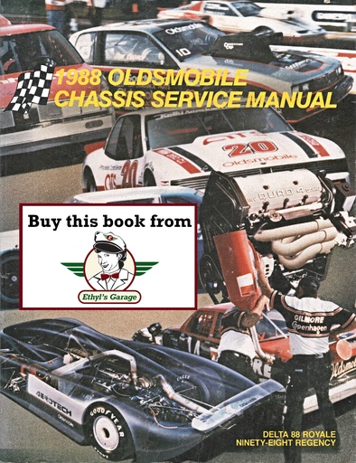 [OL19888898CSMA] 1988 Oldsmobile Delta 88 Ninety-Eight OEM Shop Service Repair Chassis Manual