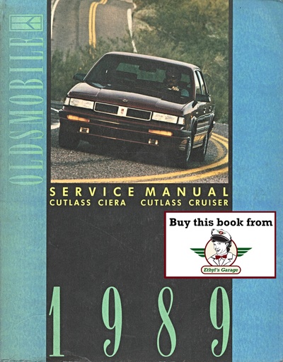 [OL1989CCCCCSMA] 1989 Oldsmobile Cutlass Ciera Cutlass Cruiser OEM Shop Service Repair Chassis Manual