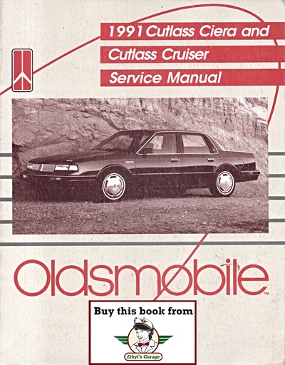 [OL1991CCCCCSMA] 1991 Oldsmobile Cutlass Ciera Cutlass Cruiser OEM Shop Service Repair Chassis Manual