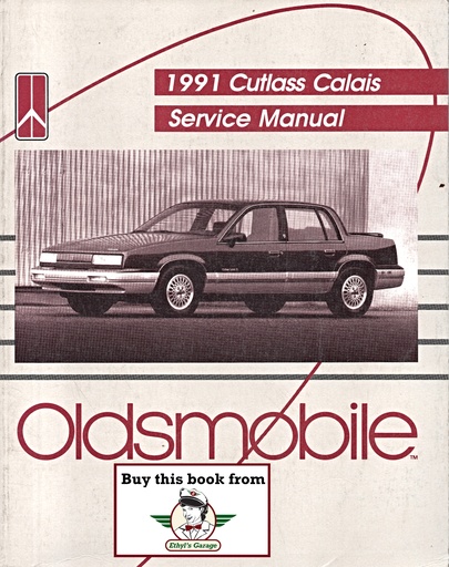 [OL1991CCACSMA] 1991 Oldsmobile Cutlass Calais OEM Shop Service Repair Chassis Manual