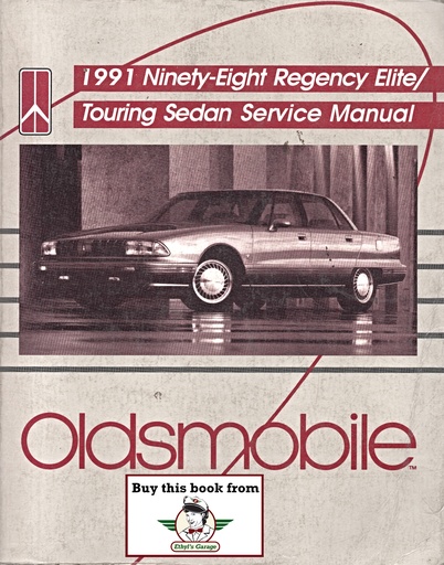 [OL199198CSMA] 1991 Oldsmobile Ninety-Eight Regency Elite/Touring (98) OEM Shop Service Repair Chassis Manual