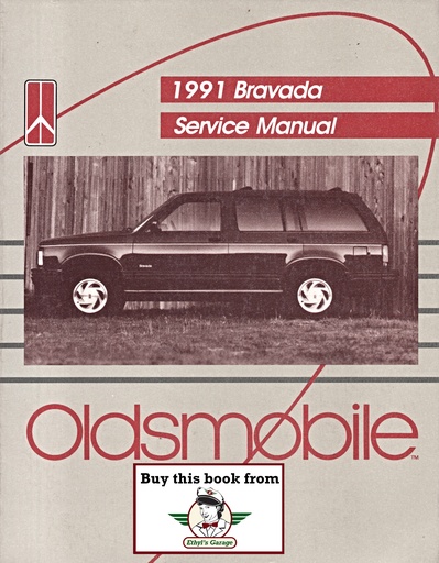 [OL1991BCSMA] 1991 Oldsmobile Bravada OEM Shop Service Repair Maintenance Manual